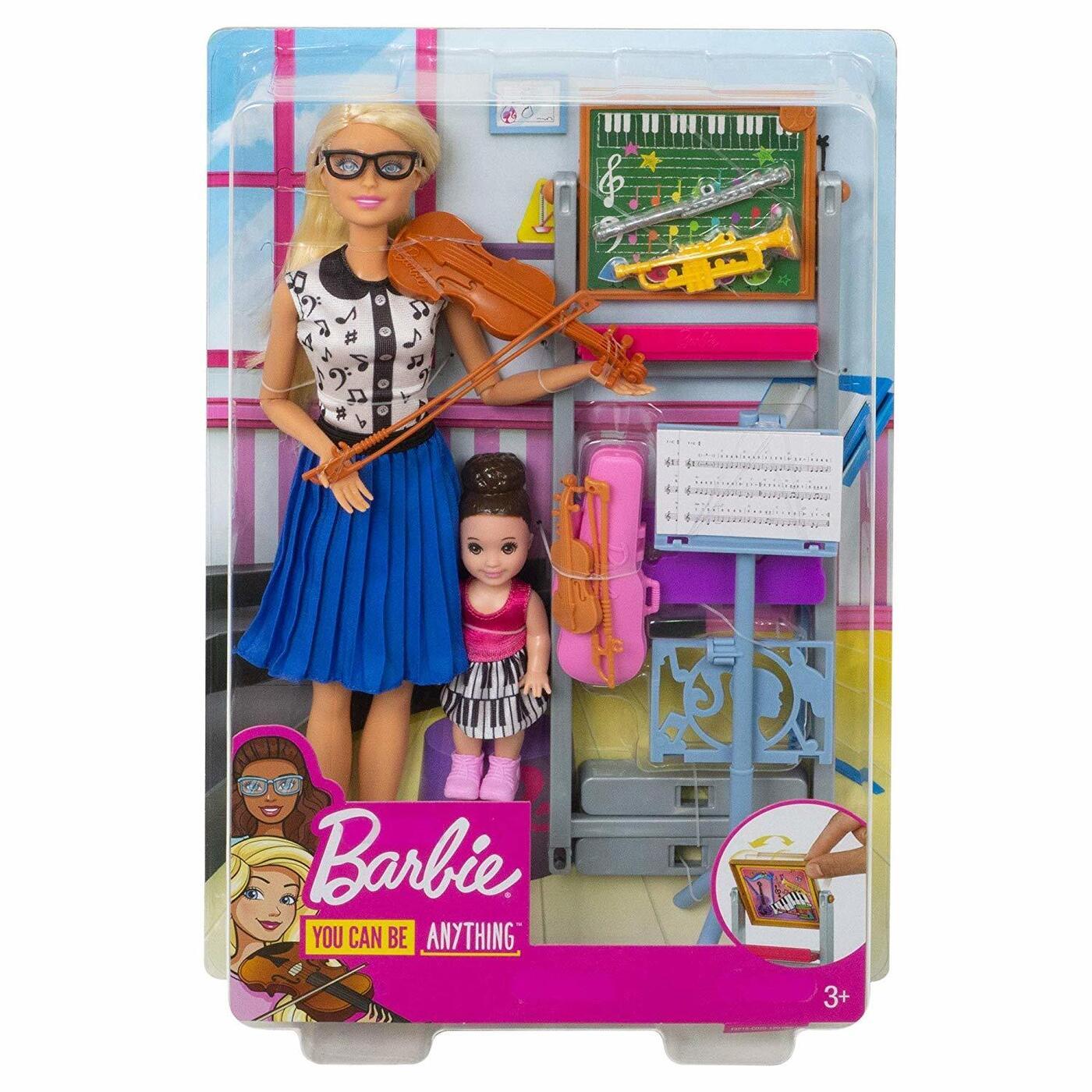 Набор игровой Barbie Кем быть Учитель музыки FXP18 купить в Москве |  Доставка по России.