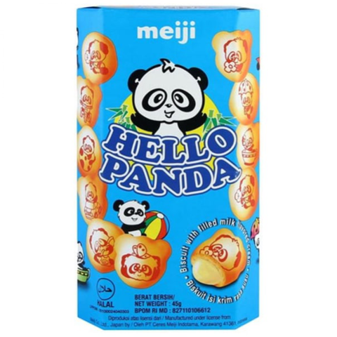 Печенье с ванильной начинкой Meiji Hello Panda, 40 гр.