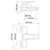 WasserKRAFT Lopau 3201 Смеситель для ванны с коротким изливом
