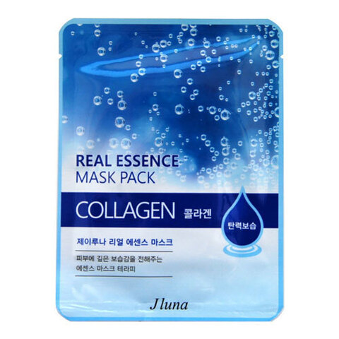 Juno Collagen Real Essence Mask - Маска тканевая с коллагеном