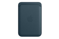 Карман-Чехол для телефона APPLE iPhone Leather Wallet with MagSafe - Baltic Blue (MHLQ3ZM/A)