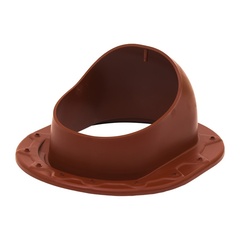 Элемент проходной для готовой кровли из гибкой черепицы, коричневый