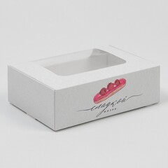 Коробка для эклеров с вкладышами «Сладкая жизнь» 5 х 10 х 5 см