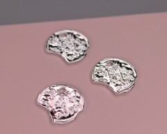 Подвеска монета неровная 15 мм