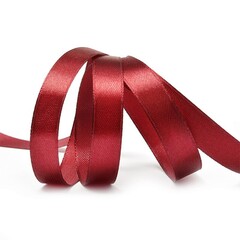 Лента атласная 12 мм бордо