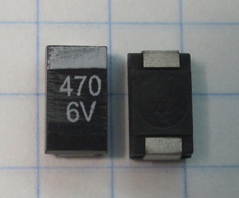 470 мкф 6,3 В smd