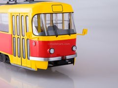 Tram Tatra T3SU bright-yellow-red 1:43 Start Scale Models (SSM)
