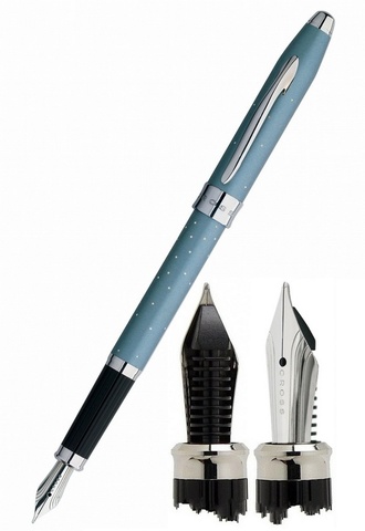 Ручка перьевая Cross Century II, Starlight , Sky Blue CT, F (AT0086-33FS)