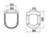 CREAVIT Крышка дуропласт с микролифтом ANTIK KC3631