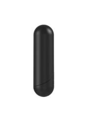 Черная перезаряжаемая анальная пробка №08 Cone-shaped butt plug - 13,5 см. - 