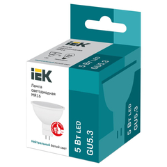 Лампа светодиодная IEK ECO MR16 LLE-MR16-5-230-40-GU5 5Вт 4000К GU5.3