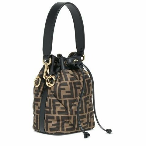 Сумка-мешок Fendi Mon Tresor темно-коричневый