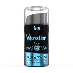 Intt Vibration Ice - Жидкий интимный гель с эффектом вибрации 15 мл.