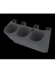 Фитомодуль настенный с системой прикорневого полива 2л×3 (59×25×27см) графит
