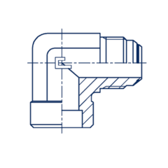 Соединение WS90 JIC 1.5/16" CAST