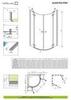 Душевой уголок Radaway Almatea PDD 30512-01-01N