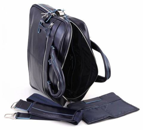 Сумка Piquadro Blue Square, синий, кожа натуральная (CA2849B2/BLU2)