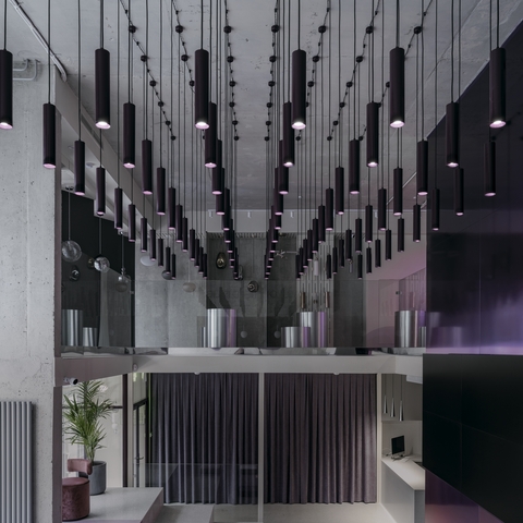 Подвесной светильник Maytoni Focus P075PL-01B черный