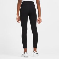 Брюки для девочки Nike Sportswear Favorites Graphix High-Waist Legging G - black/white