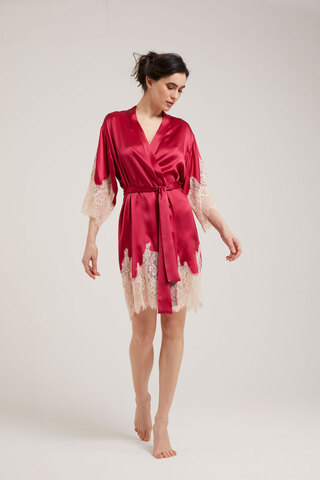 Халат Vivis Lauren berry-bullet малиновый
