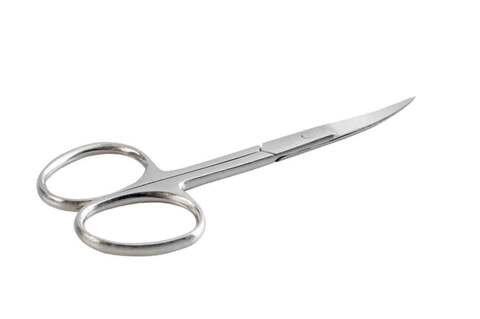 ZINGER Ножницы для кутикулы тонкие (серебряные)