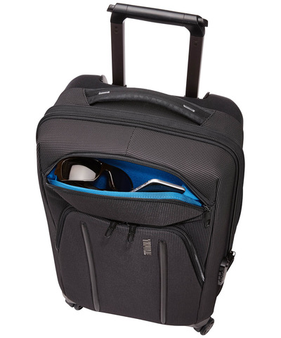 Картинка сумка на колесах Thule Crossover 2 Expandable Carry-on Spinner Black - 4