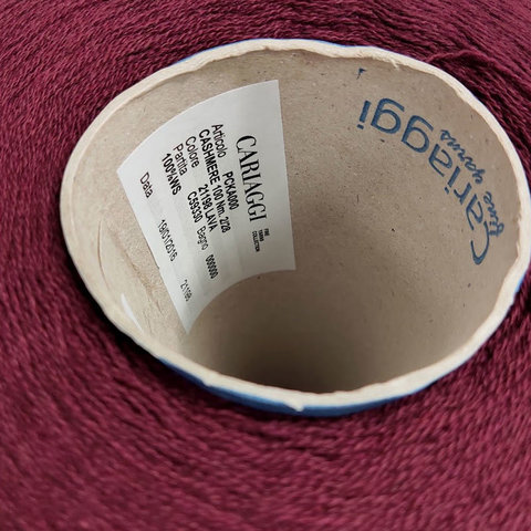 Кашемир 2/28 CARIAGGI / CASHMERE 100 бордовый