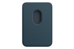 Карман-Чехол для телефона APPLE iPhone Leather Wallet with MagSafe - Baltic Blue (MHLQ3ZM/A)