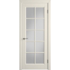Купить Межкомнатная дверь эмаль VFD Glanta Magnolia остеклённая