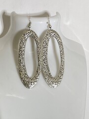 Облака (серьги из ювелирного сплава)