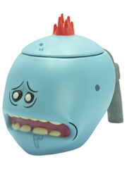 Кружка 3D с крышкой Rick & Morty Mr. Meeseeks