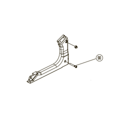 Запчасть №90 для Hybest GSR40A. Болт с внутренним шестигранником