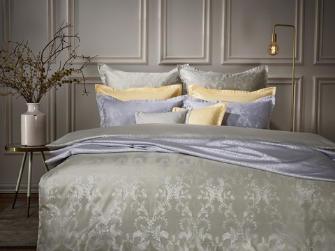 Постельное белье 2 спальное евро Curt Bauer Gracie 9017 english green зеленое