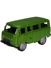 Машинка инерционная (12х6,5х5,5 см, зелёный, откр. двери) в пакете