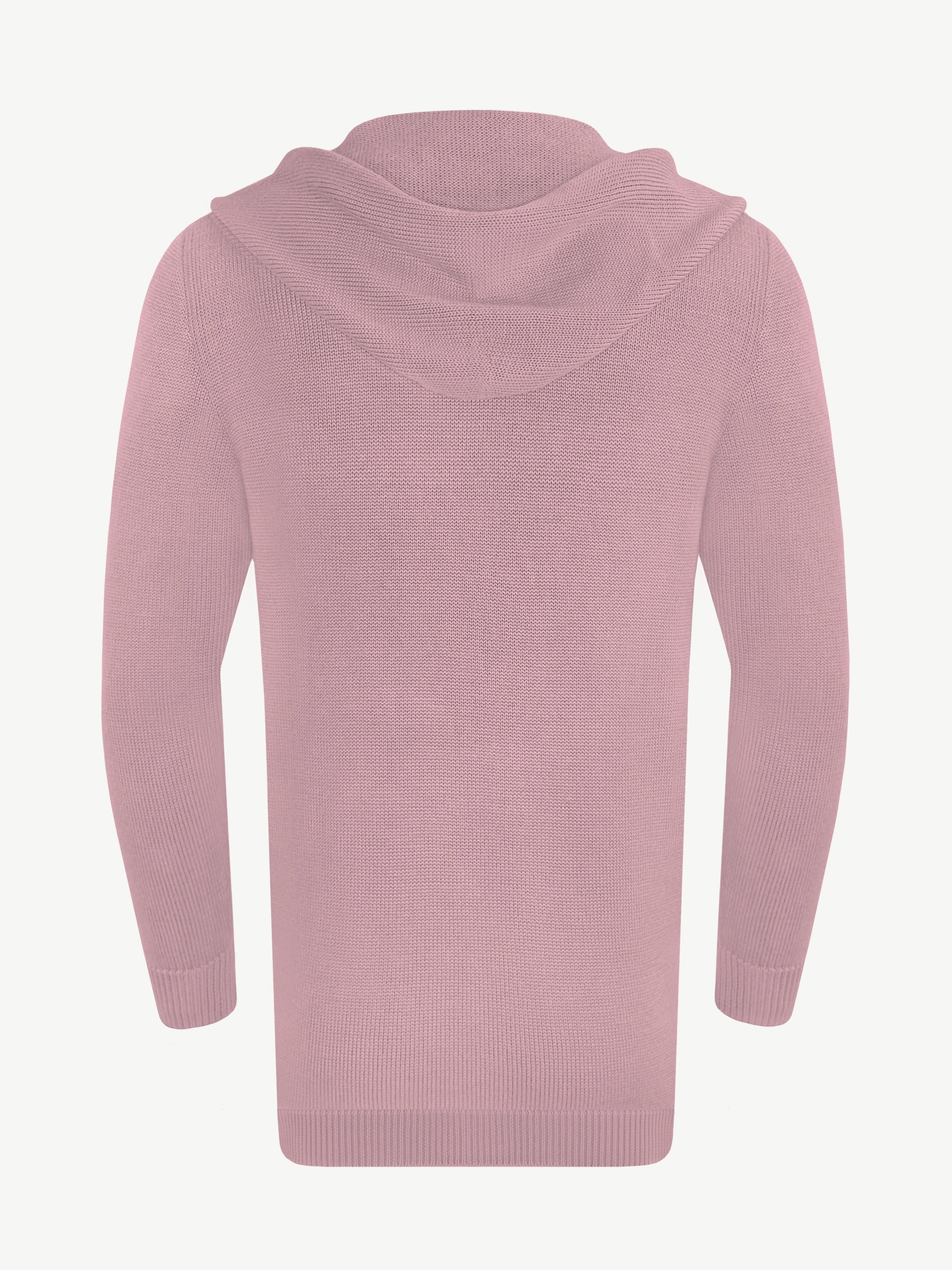 Кардиган с капюшоном из мягкой шерсти