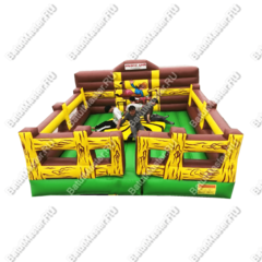 Надувной аттракцион Родео "Карусель", карусель+батут