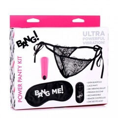 Трусики с вибропулей на дистанционном управлении Bang! 28X Power Panty Remote Control Bullet Kit, 7.6х2 см