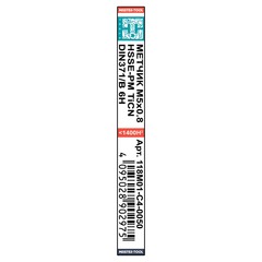Метчик М 5,0х0,8 (Машинный) DIN371 HSSEPM-TiCN 6h B/4-5P 70мм a=4,9 H-Tools 118M01-C4-0050