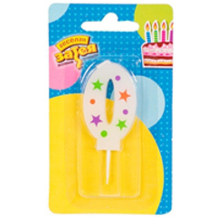 Свеча-цифра Звезды 