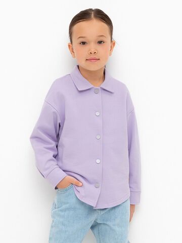 рубашка  для девочки  КР 302677/пастельно-лиловый