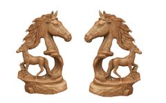 Силиконовые молды Конь левый и правый малый набор 2 шт