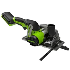 Циркулярная мини-пила Greenworks G24MCS 24V аккумуляторная, без АКБ и ЗУ