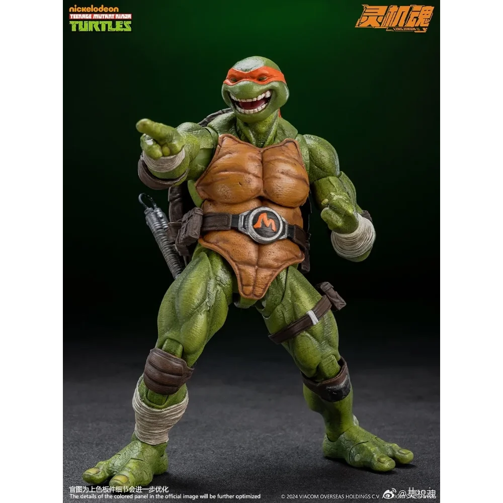 Фигурка Микеланджело из мультфильма Черепашки Ниндзя 1/12