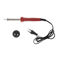 Паяльник, пластик ABS с пониженной теплопроводностью, медный наконечник с долговечным покрытием, 220 В, 30 W Matrix, 913033