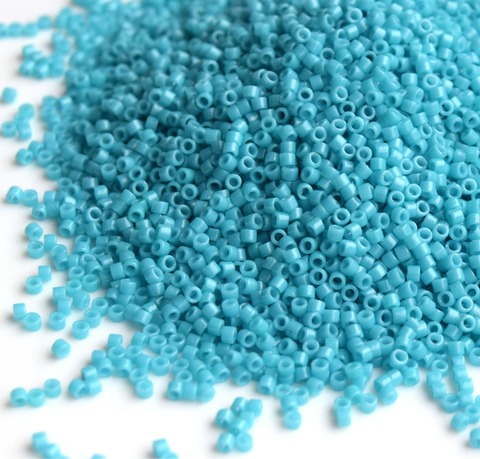 DB-2130 Бисер цилиндрический Миюки делика 11/0 Бирюзовый непрозрачный /Miyuki delica 11/0 Duracoat Opq Underwater