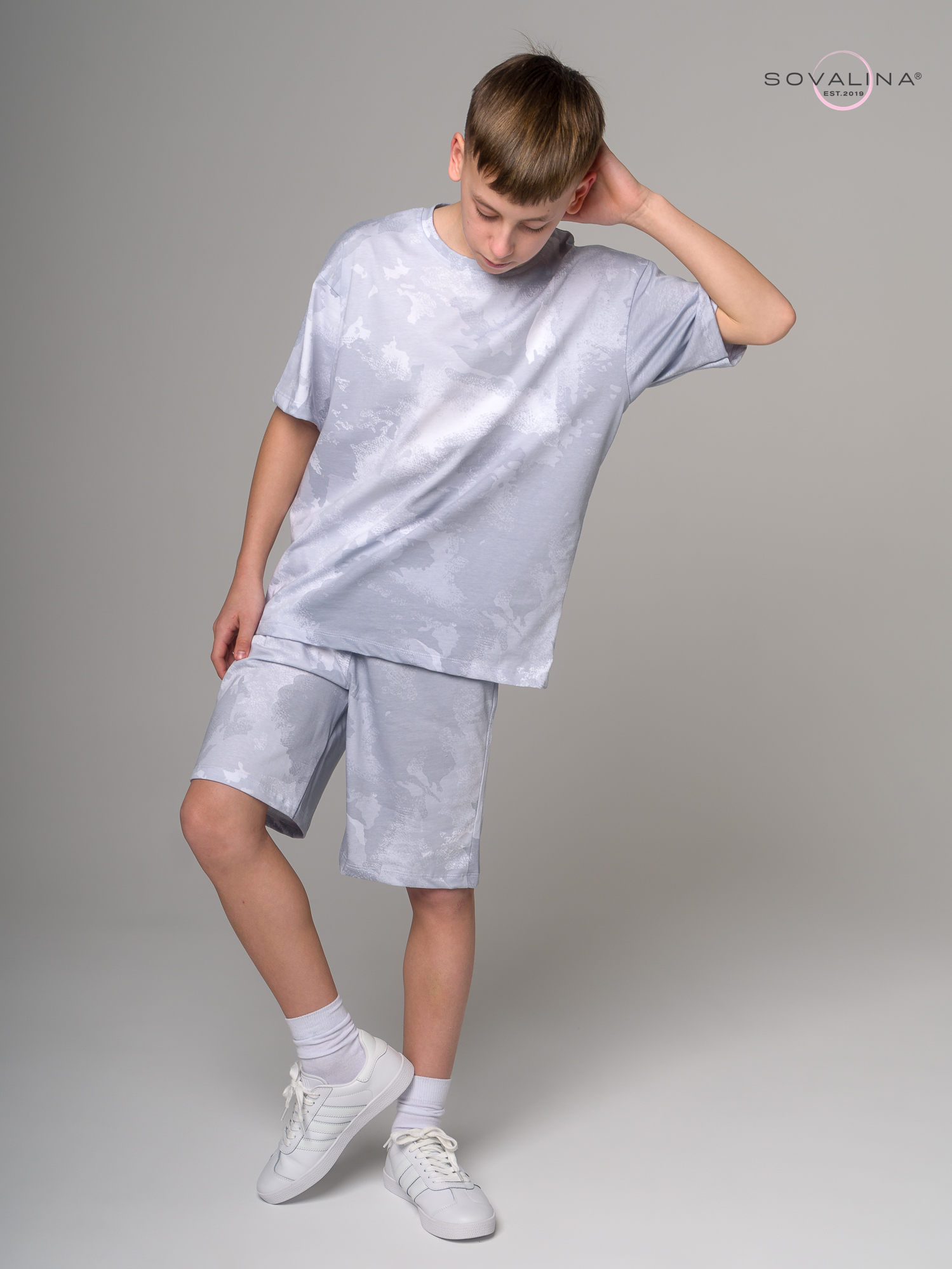 Костюм Light men тайдай серый