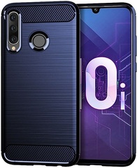 Чехол для Honor 10i цвет Blue (синий), серия Carbon от Caseport