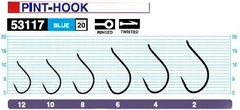 53117 № 8 Крючки OWNER Pint Hook-Blue / продажа от 5 уп.