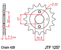 Звезда JT JTF1257