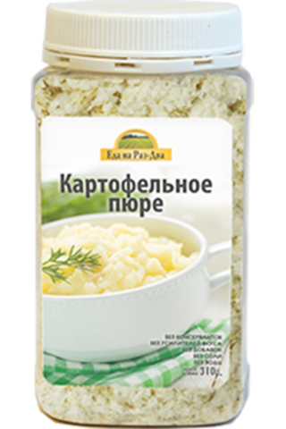 Картофельное пюре в ПЭТ-банке 'Здоровая еда' 310г